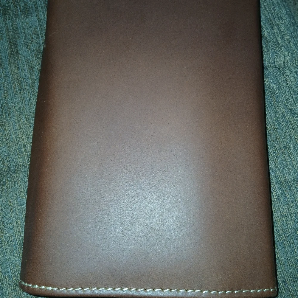 Vintage Indian Motorcycle Tri-fold leather wallet